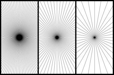 Vintage Güneş Patlamaları Dikey Dikdörtgen. Moda El Çekimi Retro Patlama Işınları Tasarım Elementleri. Hipster Vektör illüstrasyonu 