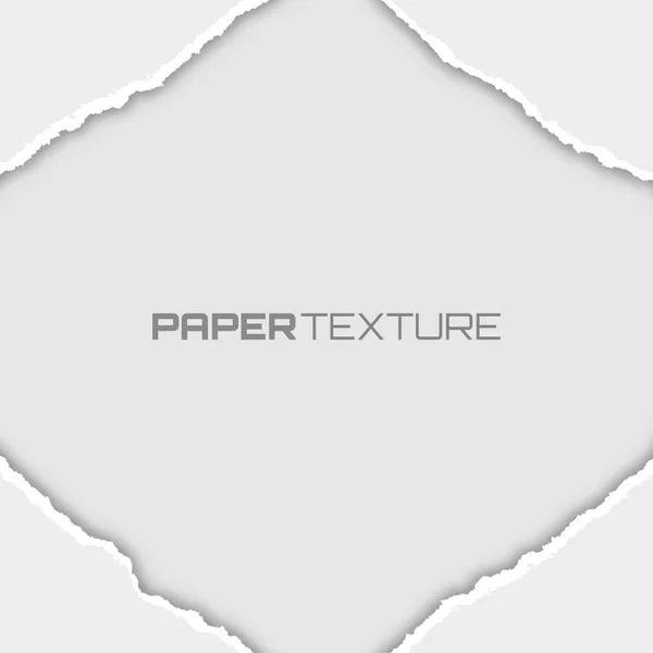 Frame of white lacerated papers — Stock Vector
