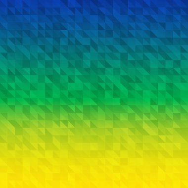 Abstract Background using Brazil flag colors clipart