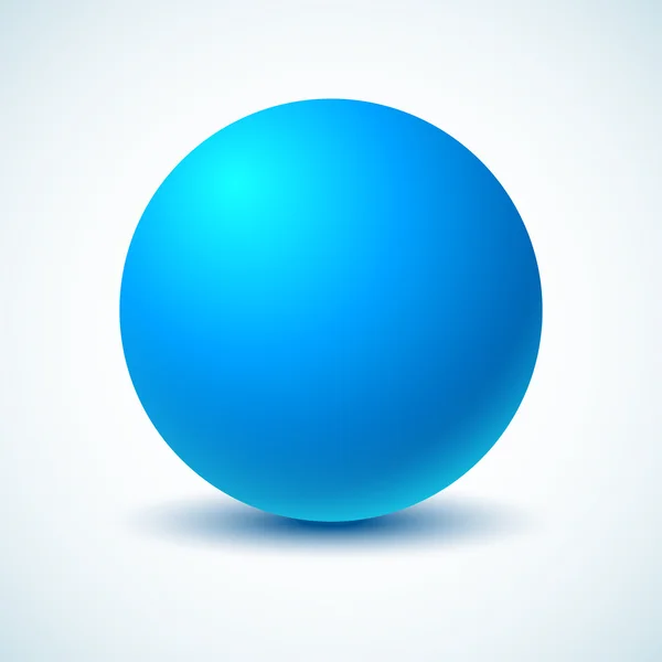 Blue ball. — Stock Vector