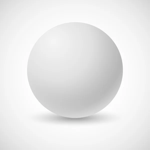 Weiße Perle, Vektorillustration — Stockvektor