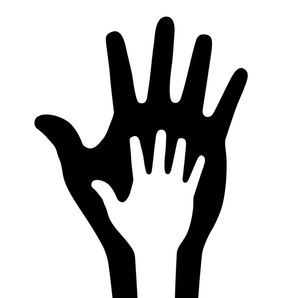 Догляд товсті руку — стоковий вектор