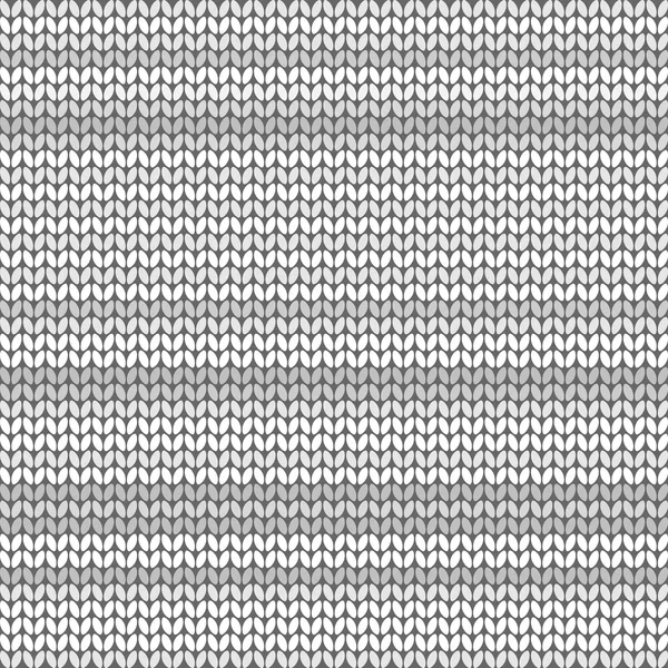 灰色条纹针织的背景 — 图库矢量图片