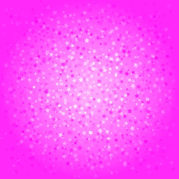 星とピンクの抽象的な背景 — ストックベクタ