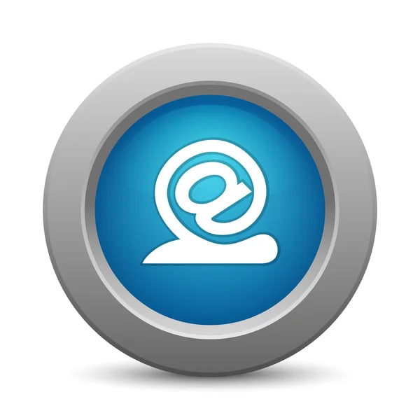 蜗牛-电子邮件按钮 — 图库矢量图片