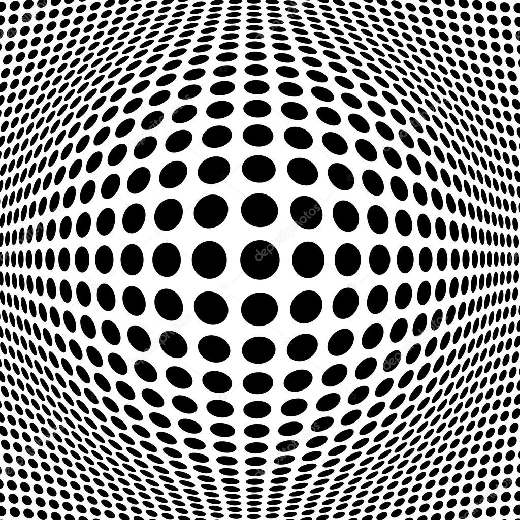 Abstract Black Halftone Background
