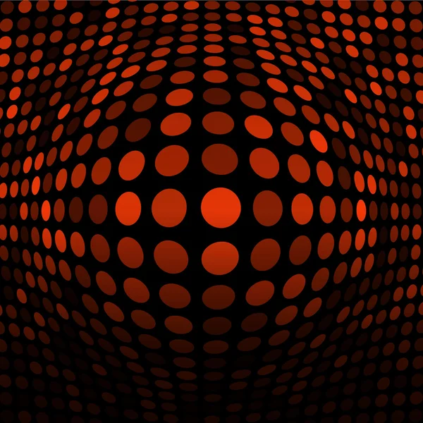 Résumé fond de la technologie orange — Image vectorielle