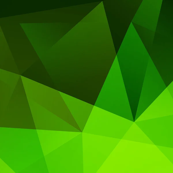 Abstrakt grøn geometrisk baggrund. – Stock-vektor
