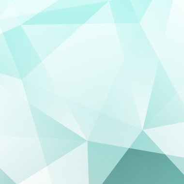 mavi - yeşil renkli geometrik soyut.