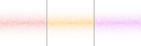 Ljudvågor svänger på vit bakgrund. Uppsättning abstrakta ljus teknik linjer bakgrunder. Vektor illustration för klubb, radio, fest, konserter eller ljudteknik reklam bakgrund — Stock vektor