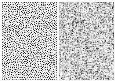 Rastgele yarım tonlu noktalar arka plan, a4 büyüklüğünde. A4 biçimi. Nokta dokusu. Vektör illüstrasyonu
