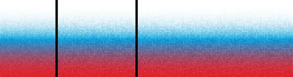 Gradient Rouge Vif Pixels Bleus Motifs Numériques Russie Drapeau Couleurs — Image vectorielle