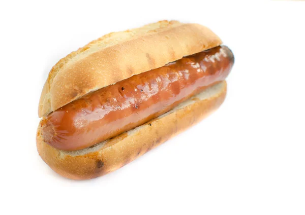 Hotdog van grill — Stockfoto