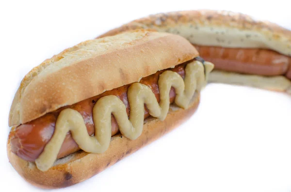 Hot dog z grilu — Stock fotografie