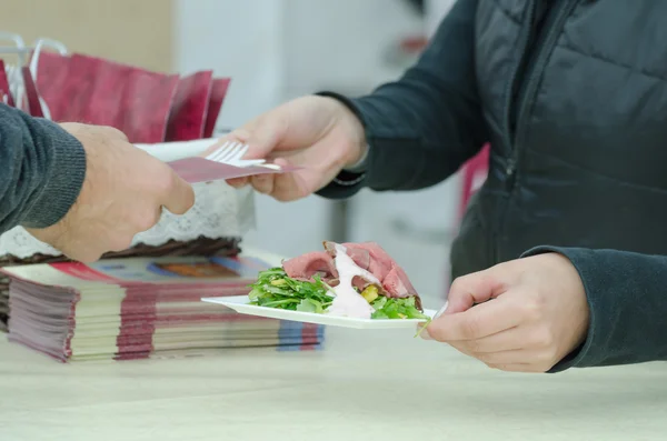 Food selling - roastbeef — Stock Photo, Image