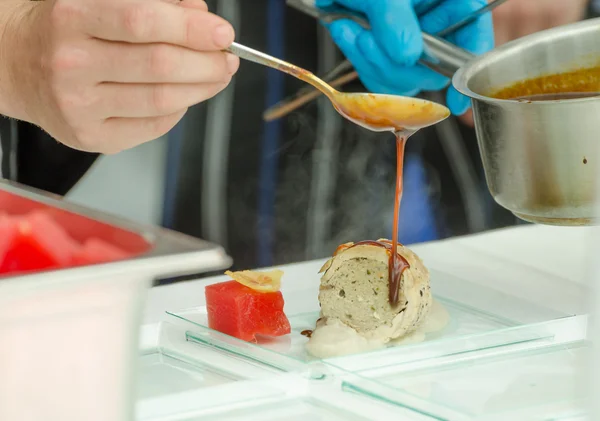 Preparación de alimentos Lamb Roulade —  Fotos de Stock