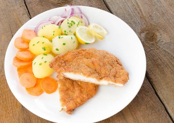 Tysk schnitzel – stockfoto