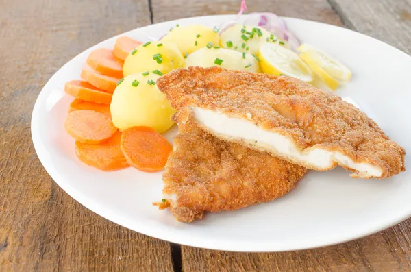 Schnitzel tedesco — Foto Stock