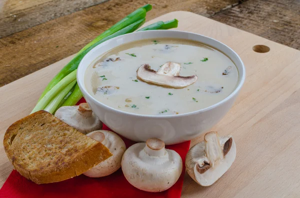 Mushrooms soup — Stock Photo, Image