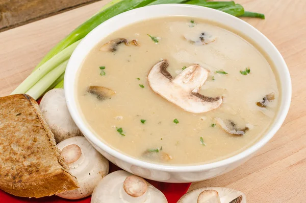 Mushrooms soup — Stock Photo, Image