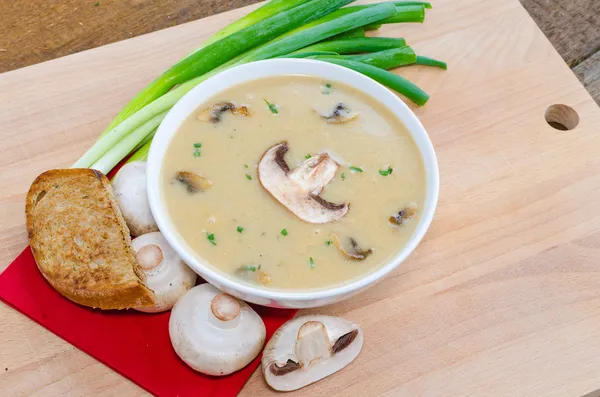 Mushrooms soup — Stock Photo, Image