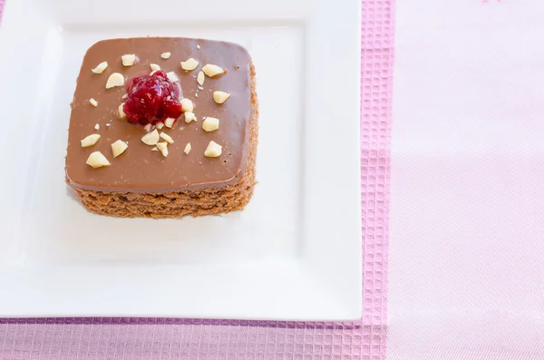 Gebakken peperkoek met Zwitserse chocolade — Stockfoto