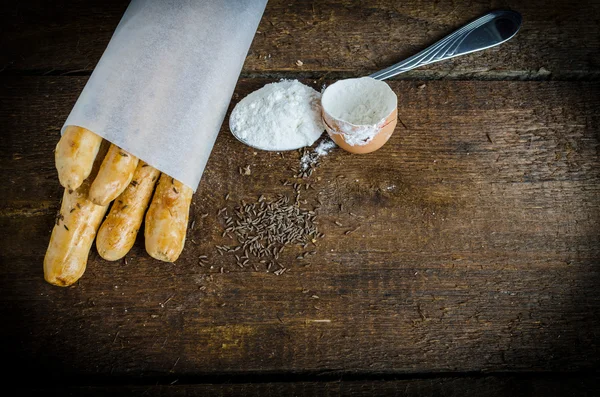 Домашние хлебные палочки — стоковое фото