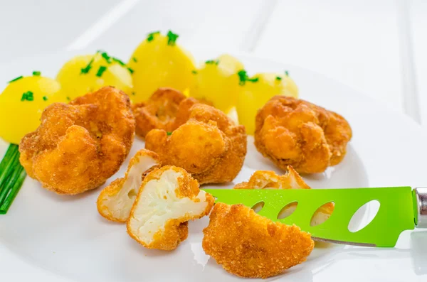 Cavolfiore fritto — Foto Stock