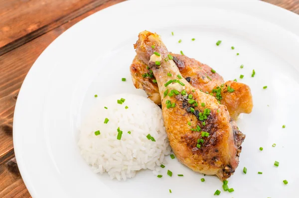 Ayam panggang paha ayam — Stok Foto