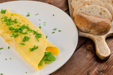 taze Fransız omlet