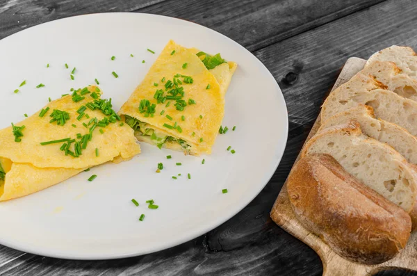 Frisse Franse omelet — Stockfoto