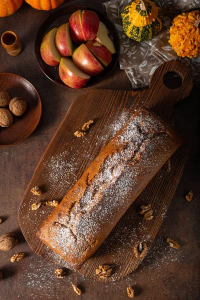 Delicious Healthy Bread Pumpkins Nuts — Stock Photo, Image