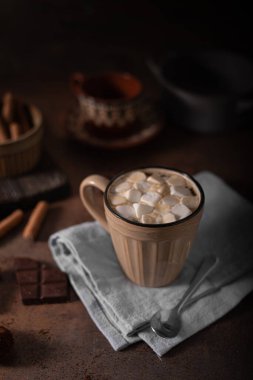 Çikolatalı lezzetli ve basit bir içecek.