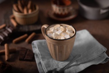 Çikolatalı lezzetli ve basit bir içecek.