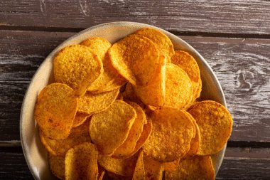 Delicious tortilla chips witch chilli and cheese sauce