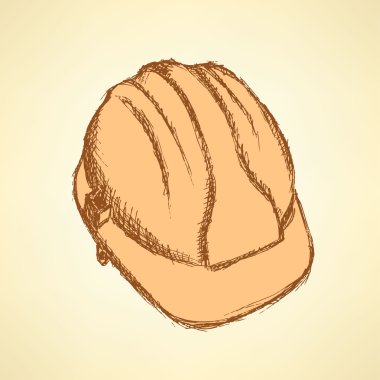 kask kroki, antika arka plan vektör