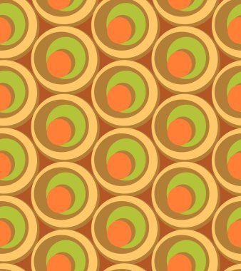 Çemberler ve girdaplar eski, dikişsiz desen