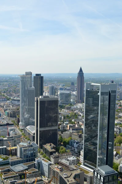 Skyline Frankfurt Stok Resim