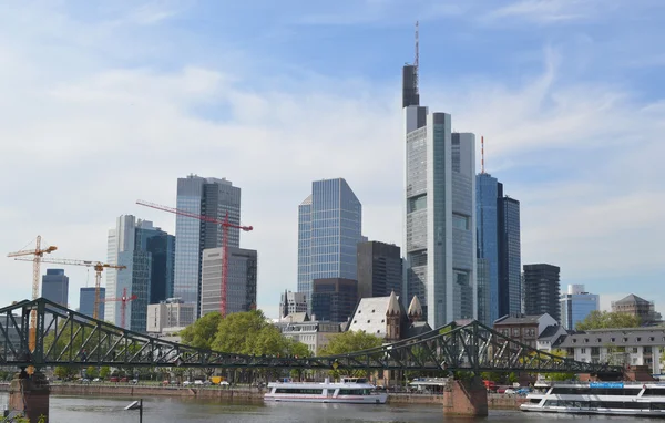 Skyline Frankfurt Telifsiz Stok Imajlar