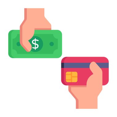 dolar vektör illüstrasyonlu para çantası