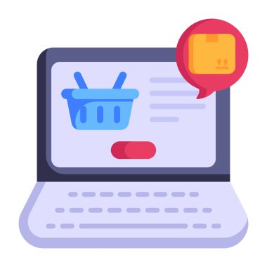 çevrimiçi alışveriş konsepti vektör çizimi tasarımı
