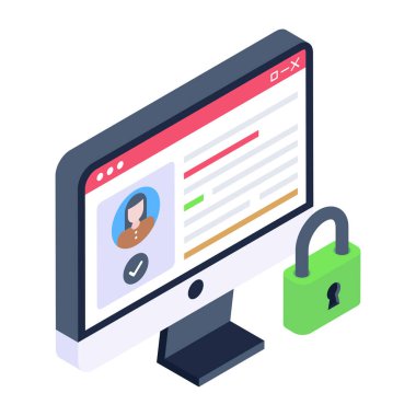 Çevrimiçi güvenlik kavramı, vektör illüstrasyonu 10 eps grafik.