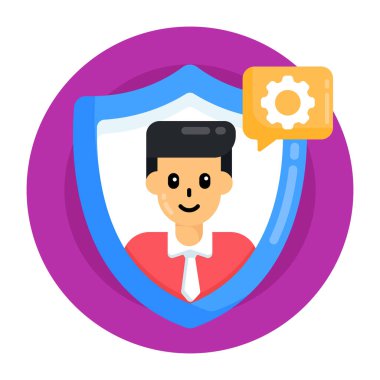 avatar vektör illüstrasyon tasarımı