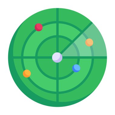 Hedef. Web simgesi basit illüstrasyon