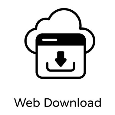 Moda biçimi izole edilmiş arkaplanda bulut simgesi indir