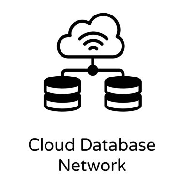 Bulut hesaplama. Web simgesi