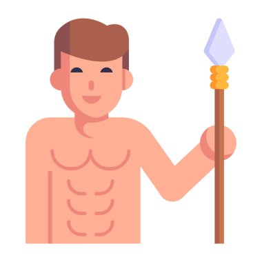 adam simgesi. Düz tasarım