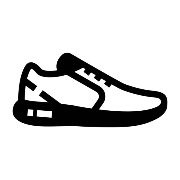 Zapato Icono Web Ilustración Simple — Archivo Imágenes Vectoriales