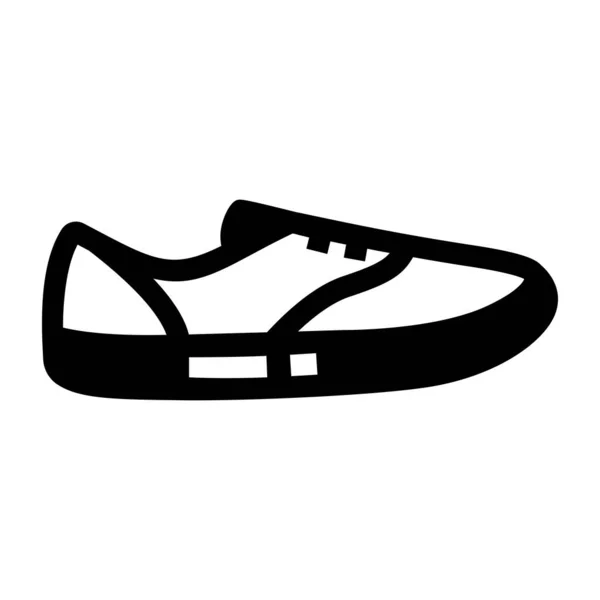 Chaussure Icône Web Illustration Simple — Image vectorielle