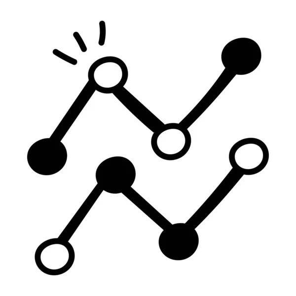 Företag Diagram Ikon Vektor Illustration — Stock vektor